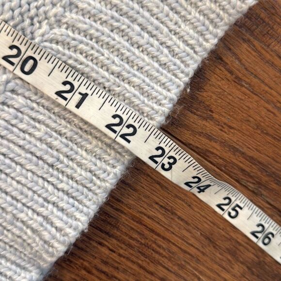 Haven Well Within blue Marled wool blend turtleneck sweater small - Picture 6 of 9